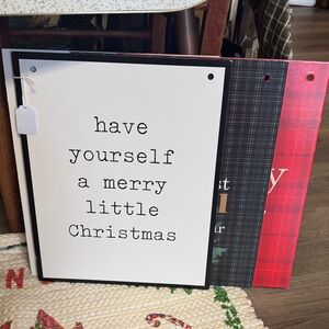 Christmas Wall Art Trio